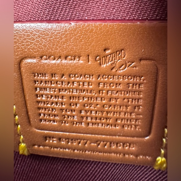 COACH x The Wizard of Oz Ruby Slippers Round Coin Case, - Picture 4 of 14